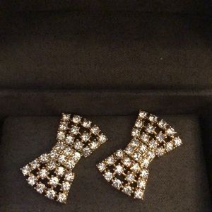 kate spade sparkling bow earrings